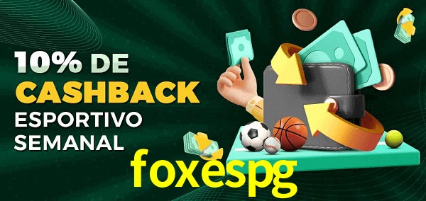 10% de bônus de cashback na foxespg